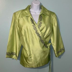 Dressbarn Wraparound‎ Blouse Size 14W